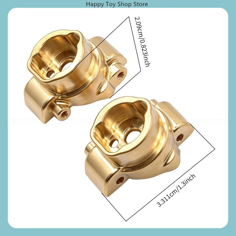 Brass Upgrade Rear Axle Cup for 1/10 R1001 R1011 Full Proportional RC Car Spare Parts