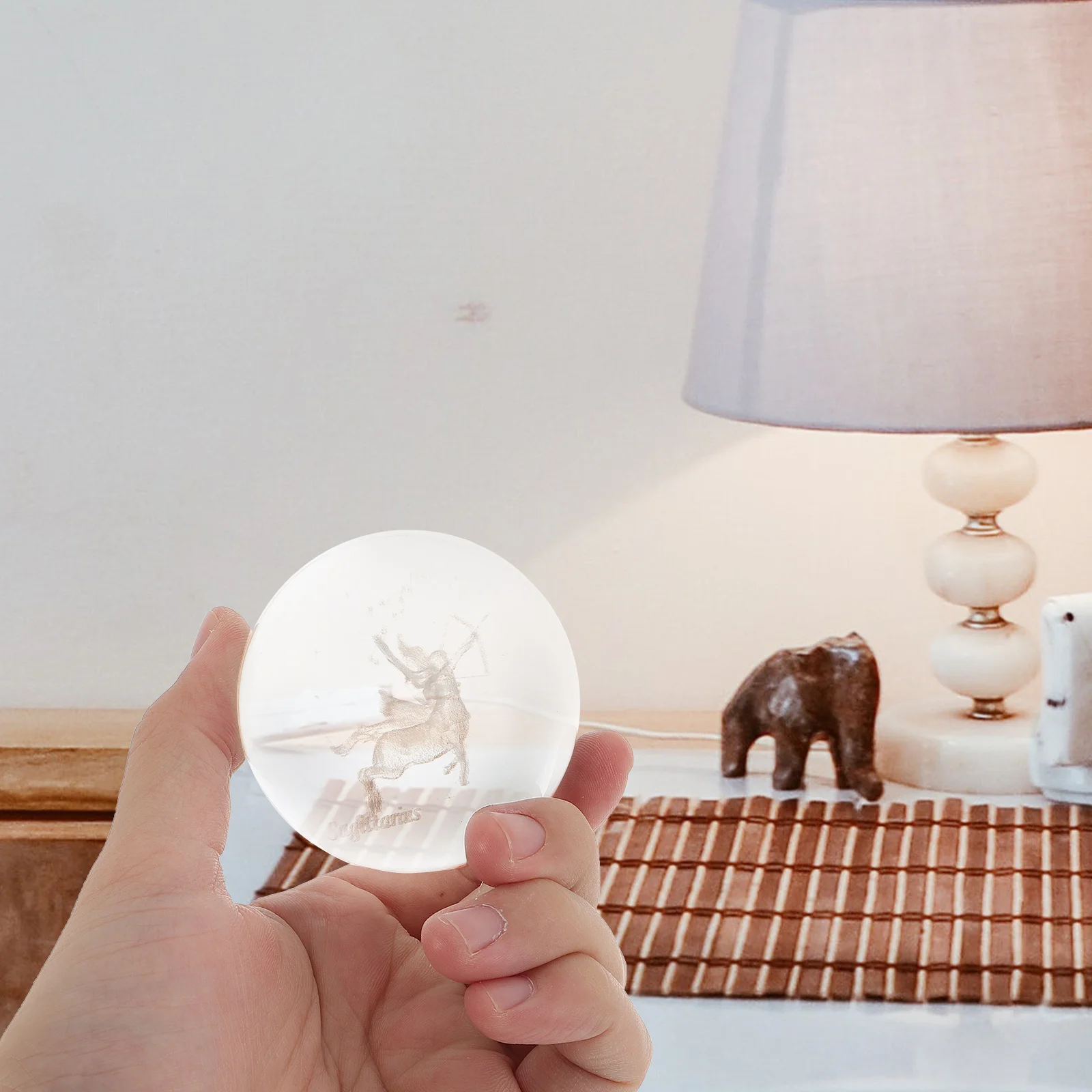 

Crystal Ball Unique Themed Desktop Decor Premium Craftsmanship Creative Birthday Gift Festival Ornament