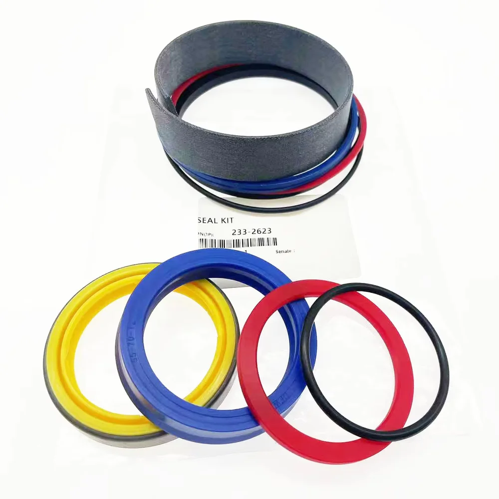 

For Caterpillar 233-2623 Hydraulic Cylinder Repair Seal Kit fits Cat Backhoe Loader CAT 416E 420E 430E