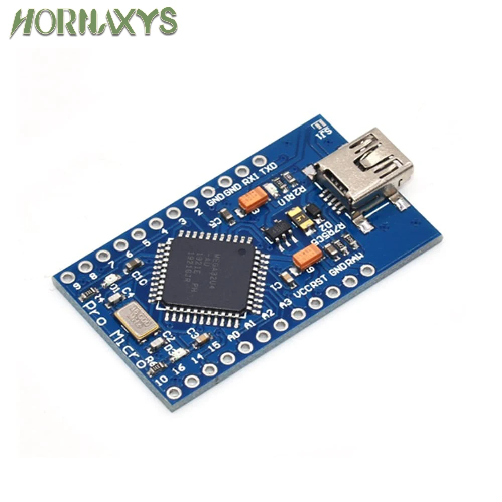 New Pro Micro for arduino ATmega32U4 5V/16MHz Module with 2 row pin header For Leonardo in stock . best quality