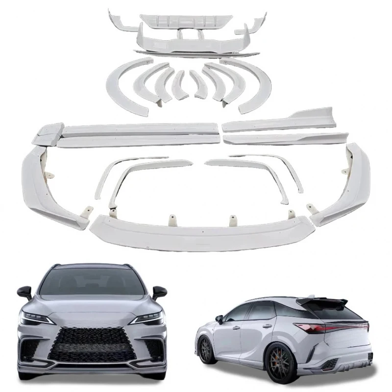 High Quality 23+ RX350 RX500h Art Style Body Kit Front Lip Diffuser Side Skirts