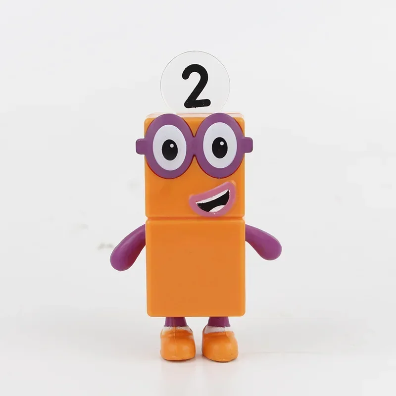 5 قطعة مجموعة Numberblocks عمل أرقام نموذج PVC تمثال نموذج جمع غرفة الديكور كعكة عيد ميلاد ديكور هدايا عيد الميلاد اللعب