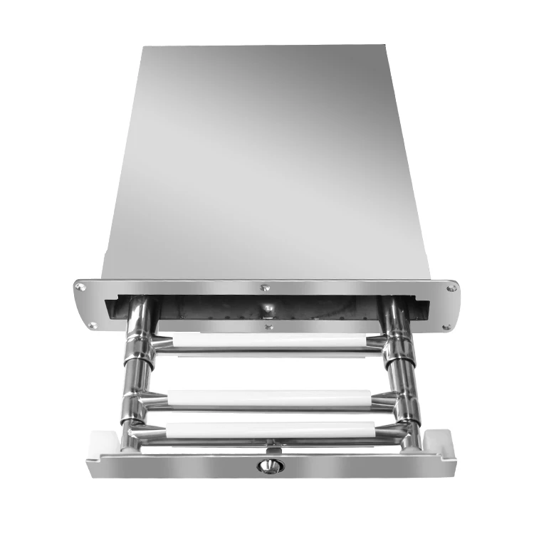 

Marine Stainless Steel 2 Step/ 3 Step Box Folding Yacht Swim Ladder Telescopic Box Ladder