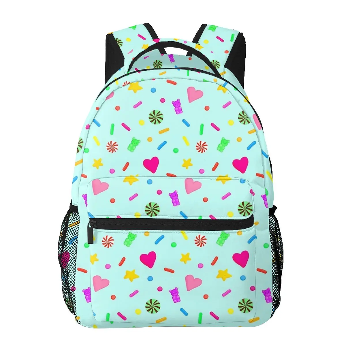 Vanellope VonSchweetz-mochila con patrón de dibujos animados para niños y niñas, morral escolar para estudiantes, morral de viaje, bolso de hombro