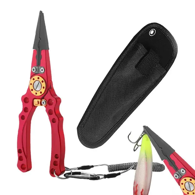 

Multi-function fishing pliers,Spring-loaded fishing accessories, high strength cutting fishing line
