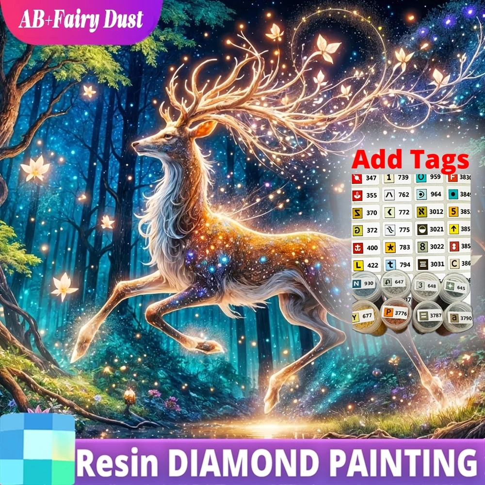 Resin Art Equipment - راتنج فايري دست AB لوحة ألماس