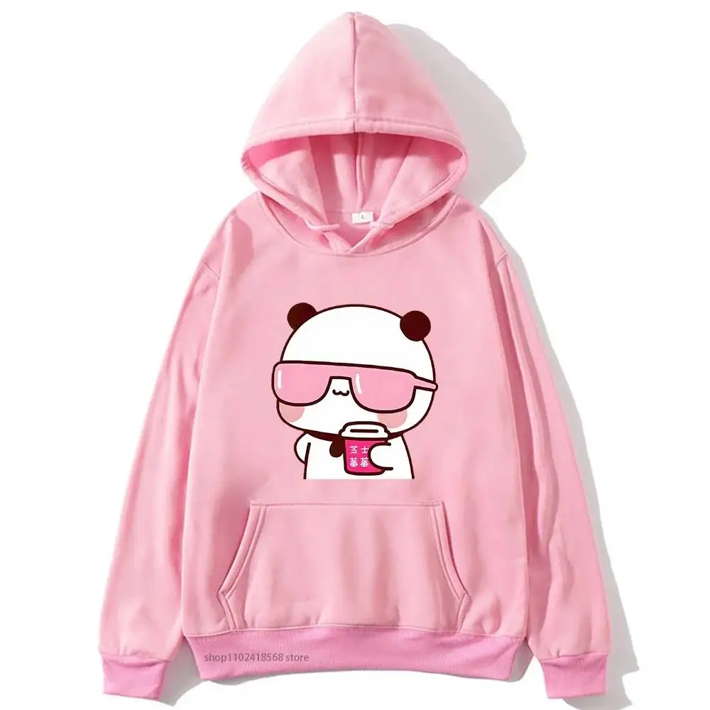 2024 new fashionable and BUBU Men's Women's Hooded Sweaters Dudu Printed Cartoon Kawai Harajuku Autumn/Winte