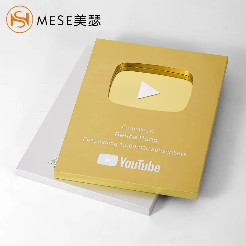 Aluminum Thank You Brand High-end Atmospheric Medal Customized Production Authorization Letter Honor Brand