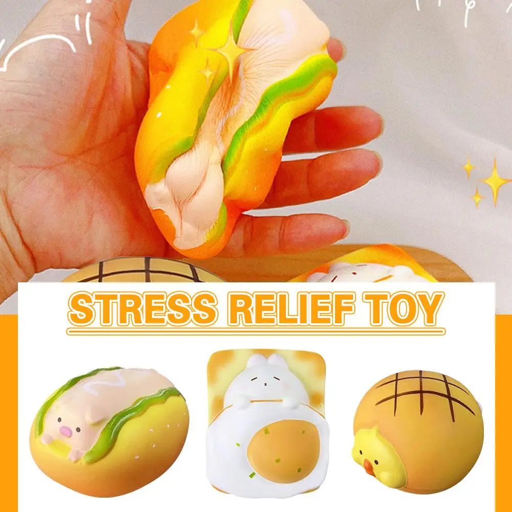 

Cute Slow Rising Squeeze Squishies Toy Stress Relief Gift Squeeze Fidget Toys Animal Food Stress Toys Ball Toys S0z8