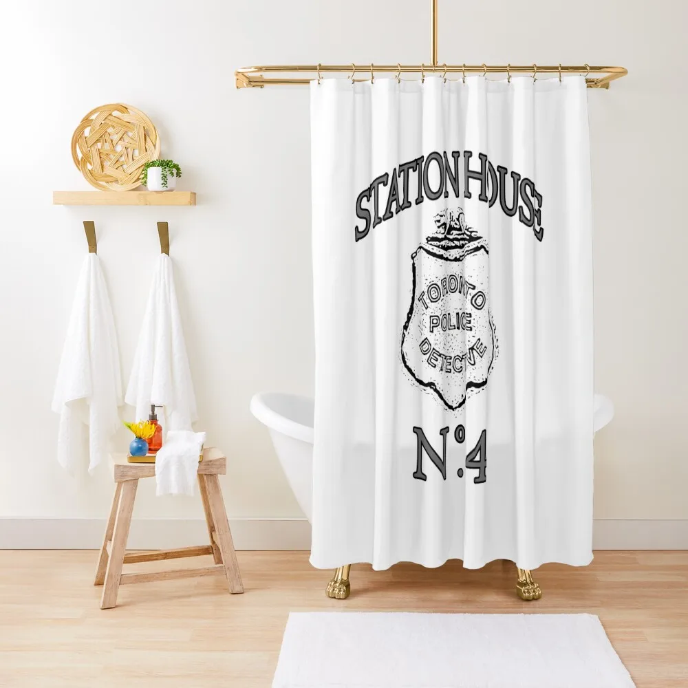 

Station House # 4 Grey Style Shower Curtain Bathroom Accessory Bathroom Shower Shower Bath Sets For Bathroom Curtain