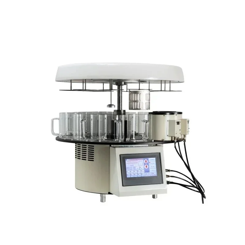 Histological Vacuum Auto Tissue Processor with Clear Glass Jar Circular Shape Automatic Tissue Processor