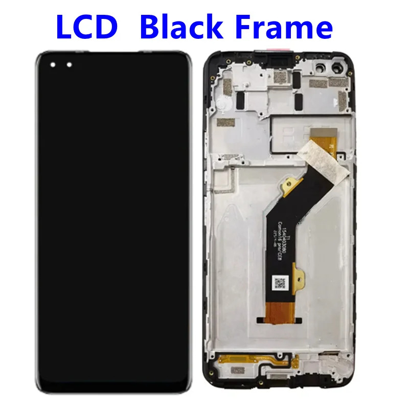 Tested  6.8 high quality For Tecno Camon 16 Pro CE8 LCD Display Touch Screen Digitizer Assembly Replacement parts / With Frame