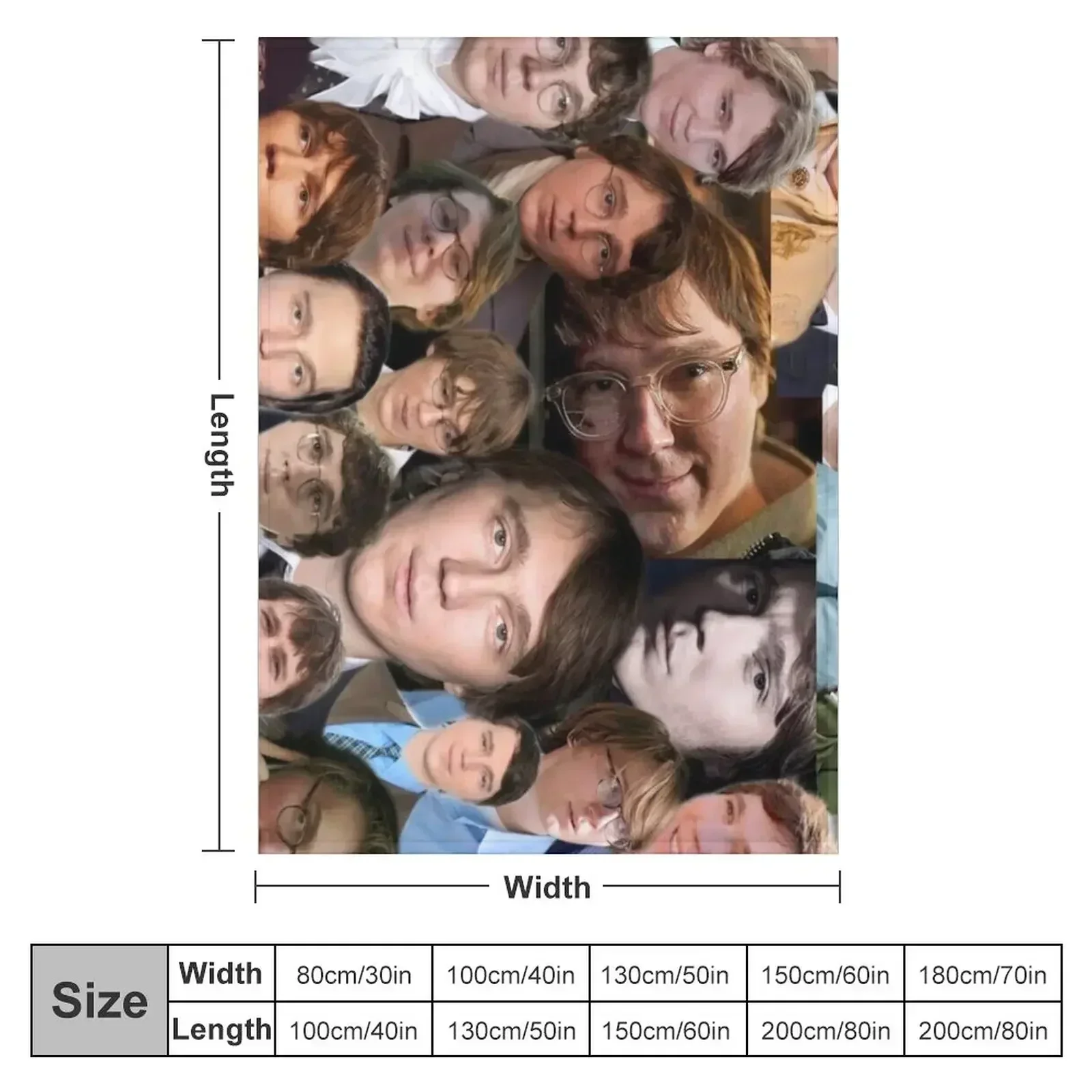 paul dano - I love paul dano photo collage Throw Blanket couch cozy soft plush fuzzy picnic outdoor blanket