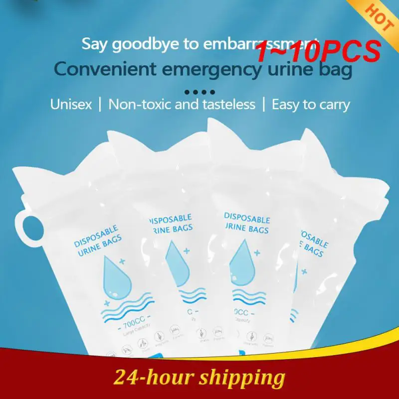 

1~10PCS Mobile Toilets 700cc Mini Disposable Universal Portable Car Supplies Urinal Toilet Bag Unisex Emergency Car Accessories