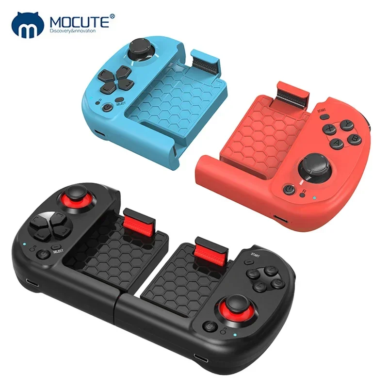 

Mocute 061 Wireless Bluetooth Gamepad Left Right Split Type-C Gaming Portable Joystick Gamepads for Android/IOS Phones for VR PC