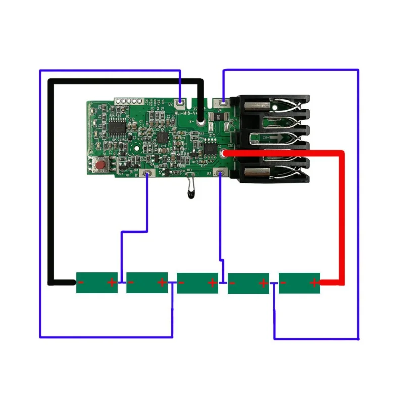 1/3/5pcs For Milwaukee M&18 18V PCB Board Power Tool Replacement Lithium Battery Protection Circuit Board For Milwaukee Battery