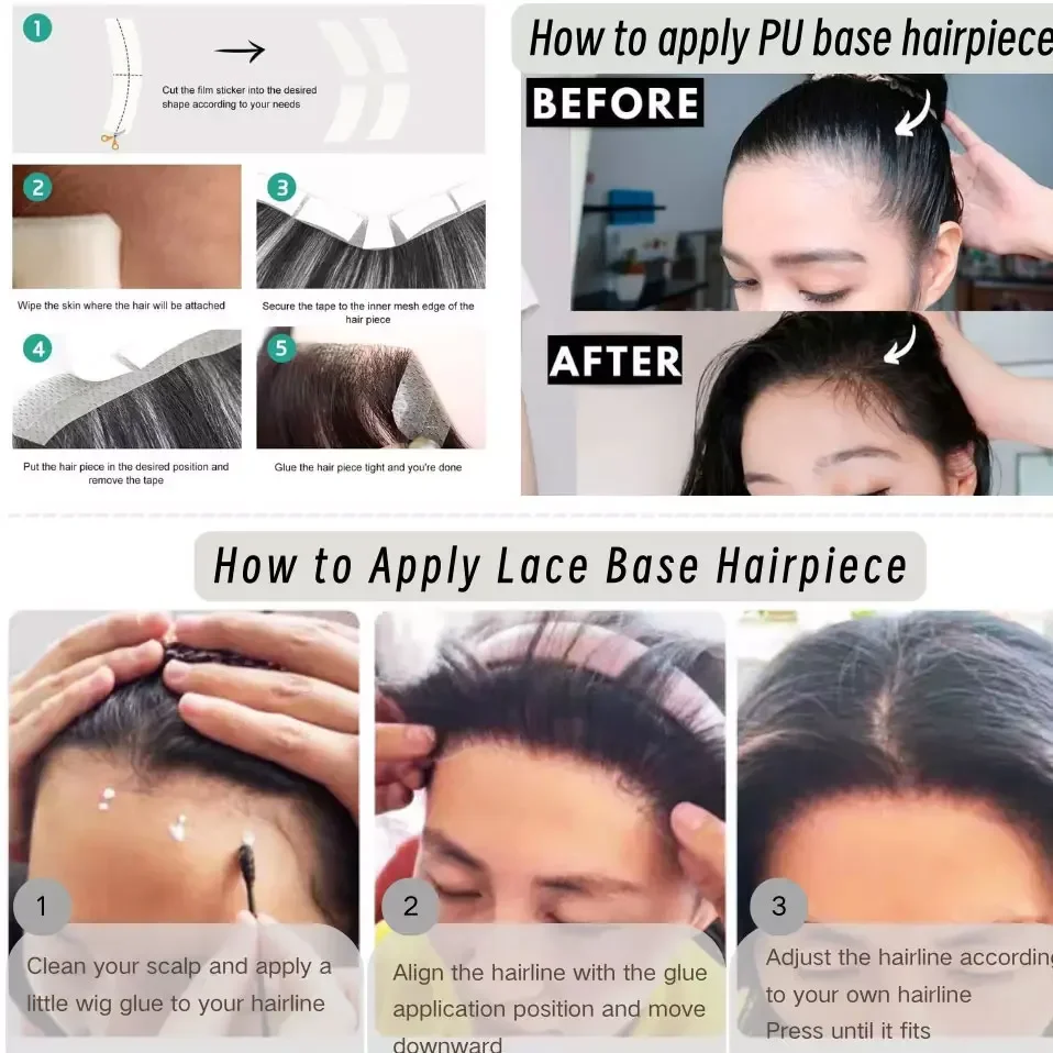 TESS Full Lace Hand-Tied Front Hairline 100% Rambut Asli Patch Natural Hairpiece Untuk Wanita Topper Lace Closure untuk Volume Rambut