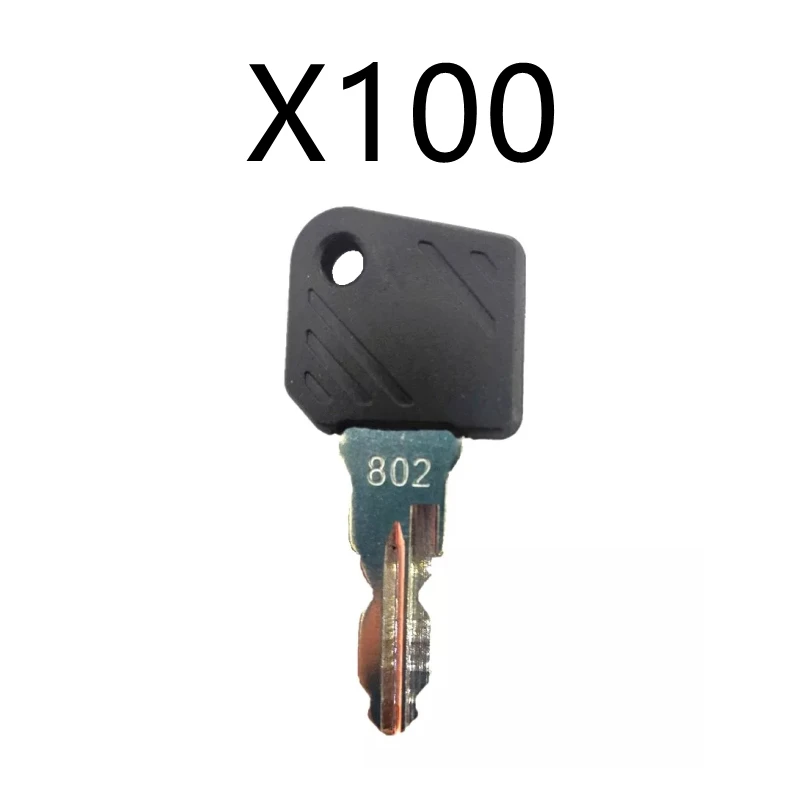 

100 Pcs 802 0039730404 0039730403 Ignition Switch Starter Key For Linde Forklift Free Shipping