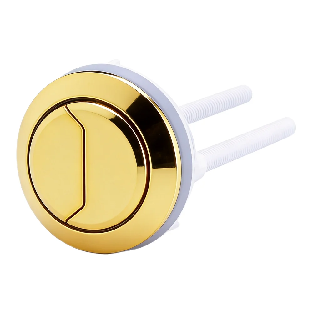 Bathroom Decoration Dual Flush Mechanism Modern Bathroom Accessory Easy To Install Smooth Operation Modern Bathroom Flush Button