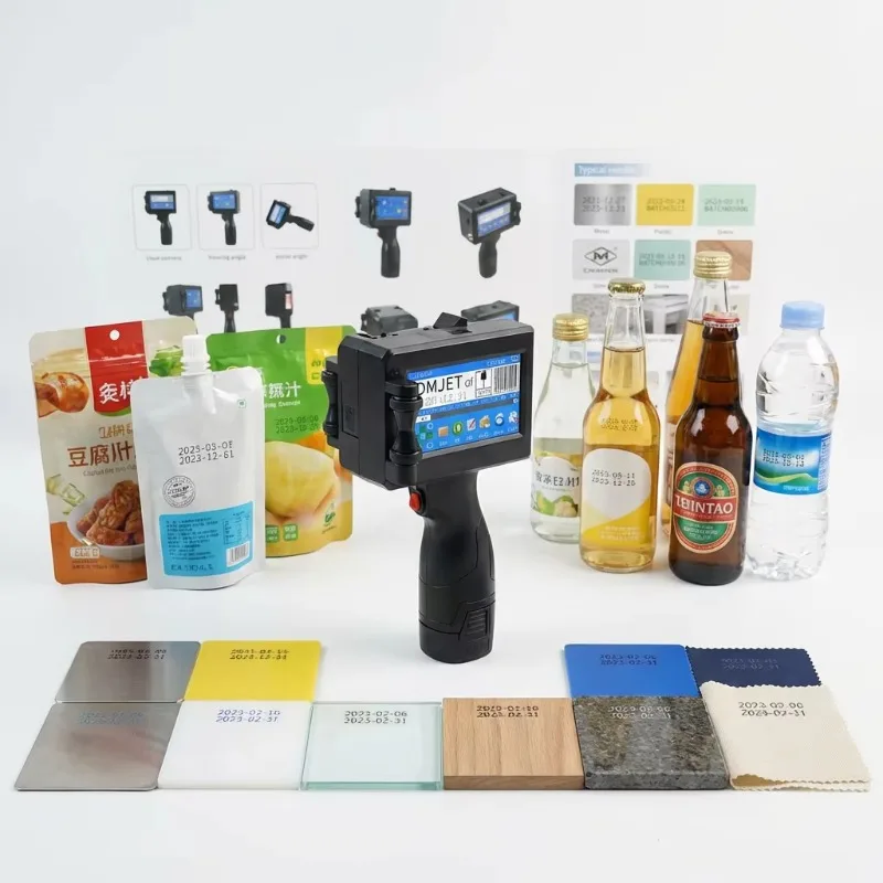 Cheap Price Portable Handheld Inkjet Coder Expiry Date Exp Date Batch Number Coding Machine for Packaging