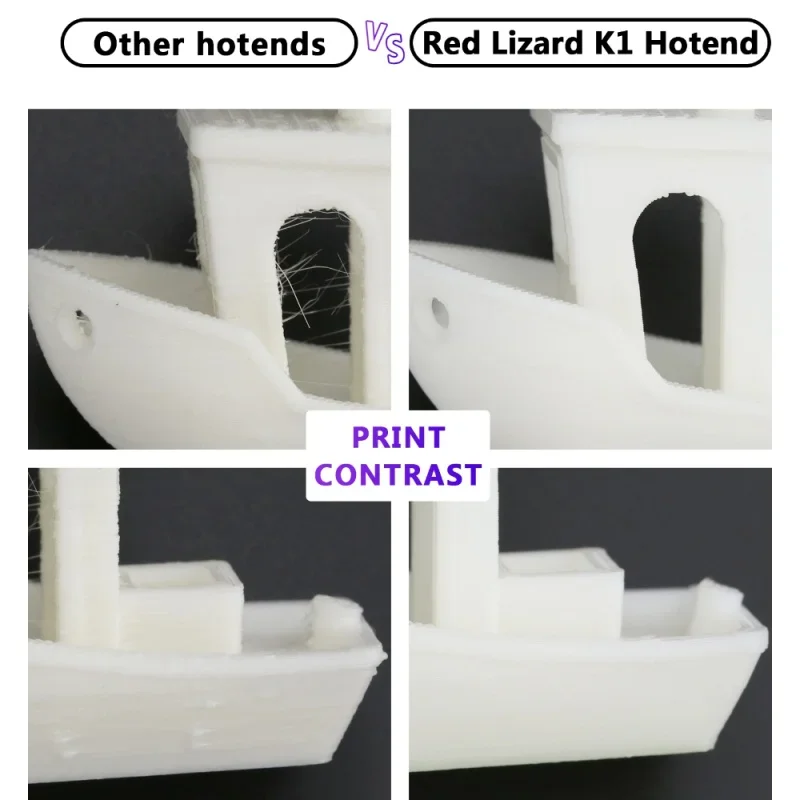 Red Lizard k1 Hotend 3D printer Voron 2.4 Prusa I3 V6 Hotend  Bimetallic  coppered hot end nozzle Titan for Ender 3 V2 extruder