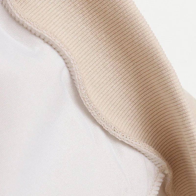 Disney Mickey broderie sweat-shirt zippé femmes décontracté col montant Bomber veste Patchwork contraste couleur pull vêtements d'extérieur haut