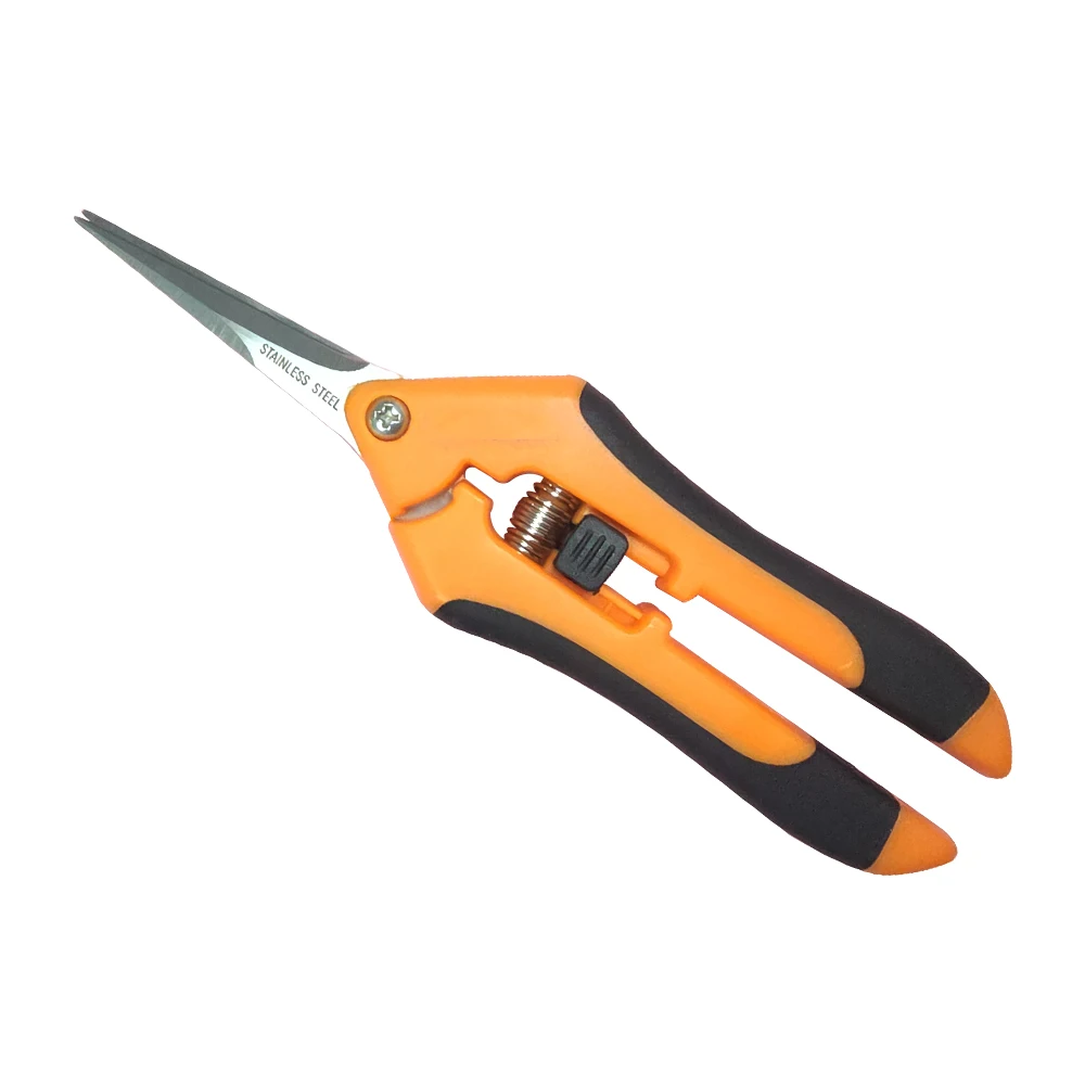Jincraftsman®-6,7 zoll Spitz-Kopf Frühling Lock Orange Griff Präzision Prunner Büro Nähen Schneider Stricken Stickerei Scissor