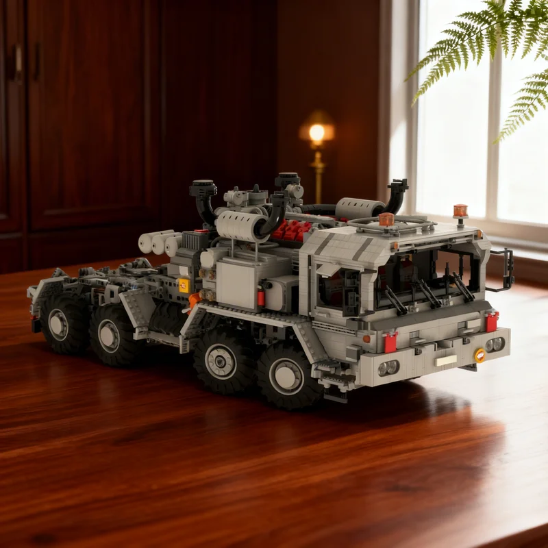 

4595pcs MOC Faun SLT Franziska Civilian Technical Model Building Blocks Creative DIY Gift Display Decor Assemble Premium Adult