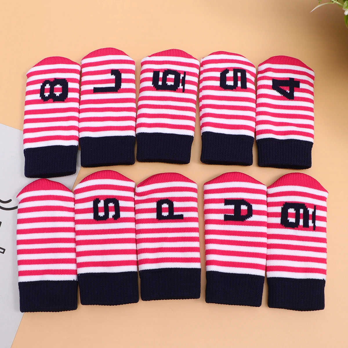 

10 Pcs Golf Accessories Head Protector Cover Club Headcover Headcovers Set