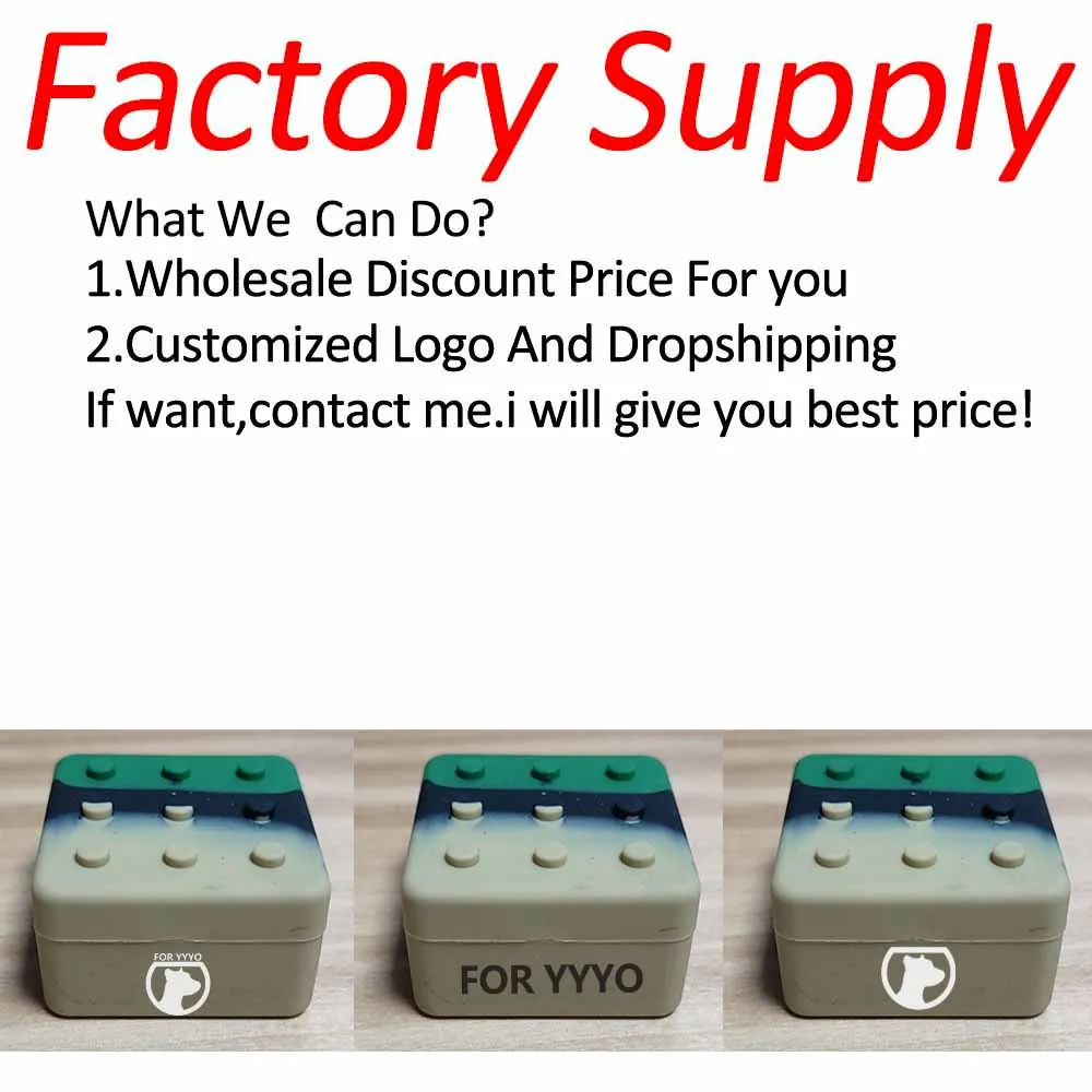 10pcs/30pcs Silicone Jars Wax Container Non-stick Jars Oil Storage Box Smoking Accessories Cosmetic Bottle Cream Pot Makeup Case