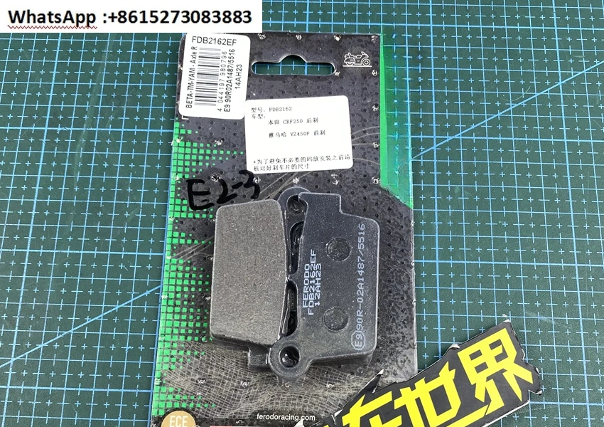 

Imported, rear brake pads YZF YZ WR250R KXF KLX450 WR450F RMZ250
