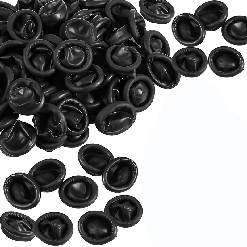 A73E-800 Pcs Poulet Latex Doigts Protection Doigts Gants Noir Anti Leges Doigts En Caoutchouc Manches