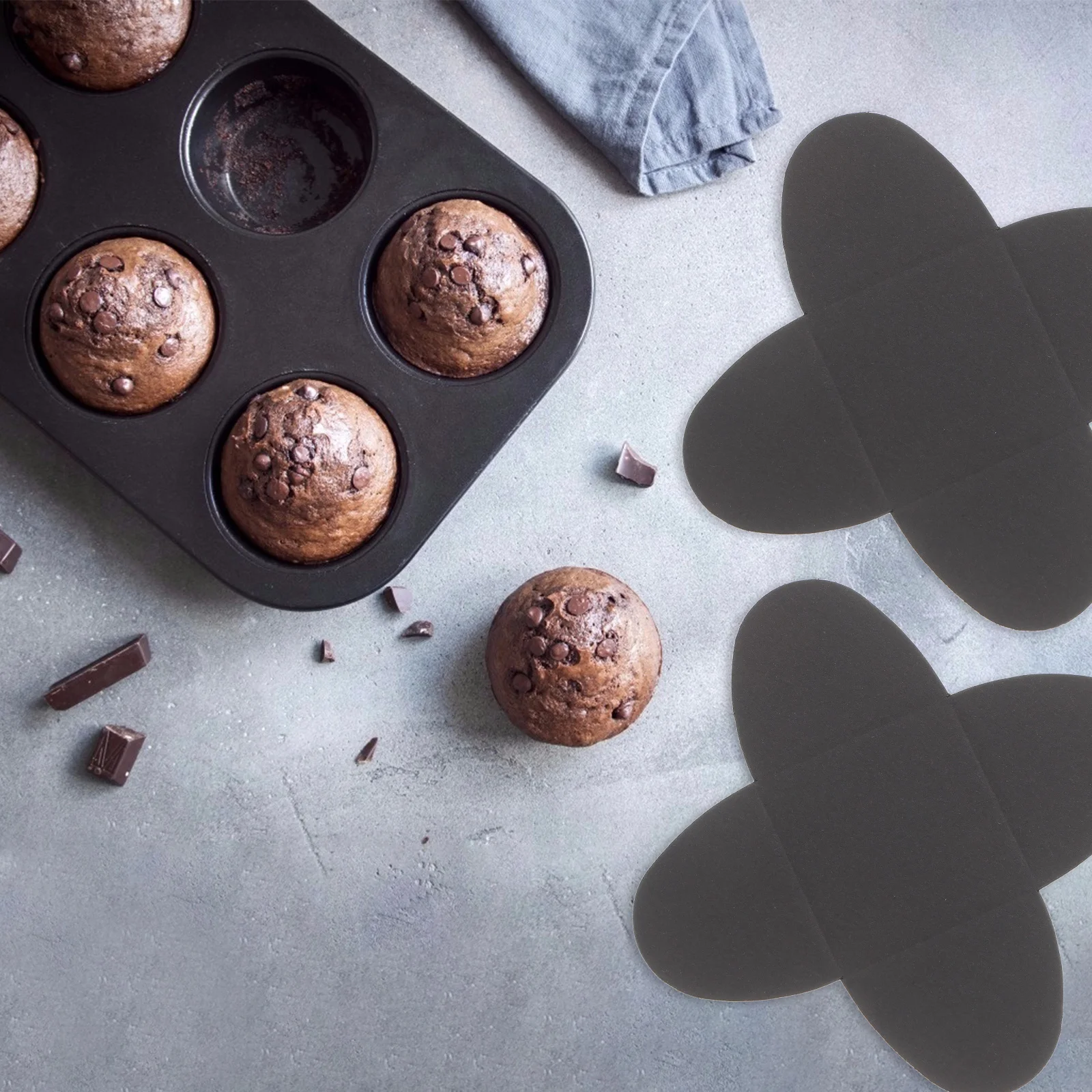 

200pcs Chocolate Truffle Wrappers Kraft Paper Candy Tray Dessert Bases for Gift Packaging 2024