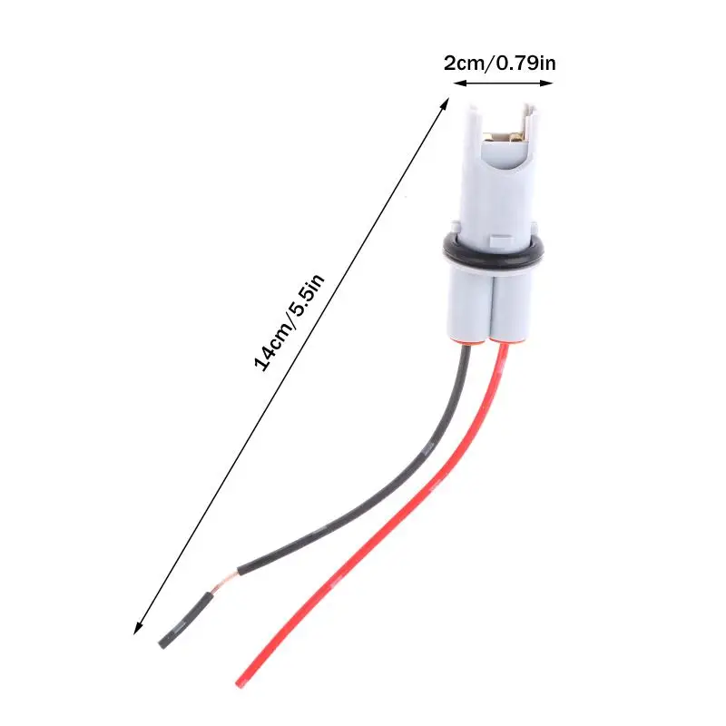 T10 T13 T15 LED Socket Cable 2Pcs Canbus Compatible Wire for Car Panel Indicator and Decorative Lighting