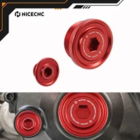 NICECNC tapa de cubierta de motor de motocicleta para Honda CRF 250R 250RX CRF250R CRF250RX 250 R RX 2018-2024 2022 2020 enchufes tornillo de cárter
