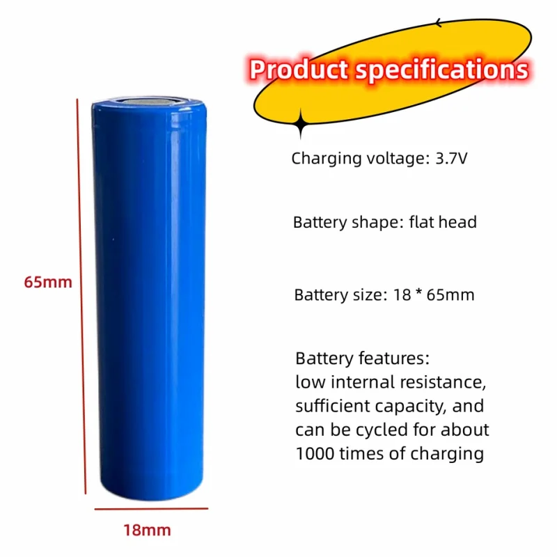 100% oryginał dla 18650 2000mAh 3,7V akumulator + ładowarka