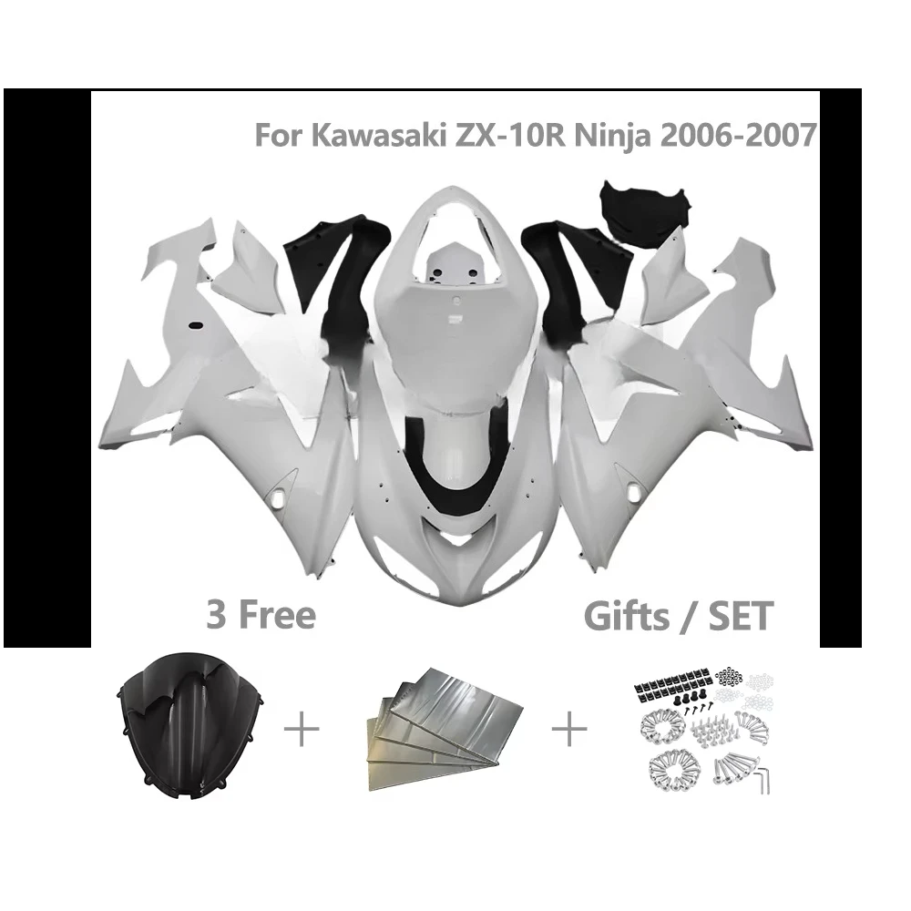

Motorcycle Fairing Kit For ZX-10R Ninja 2006 2007 ZX10R Customized ABS Plastic Bodywork Parts Set K1007