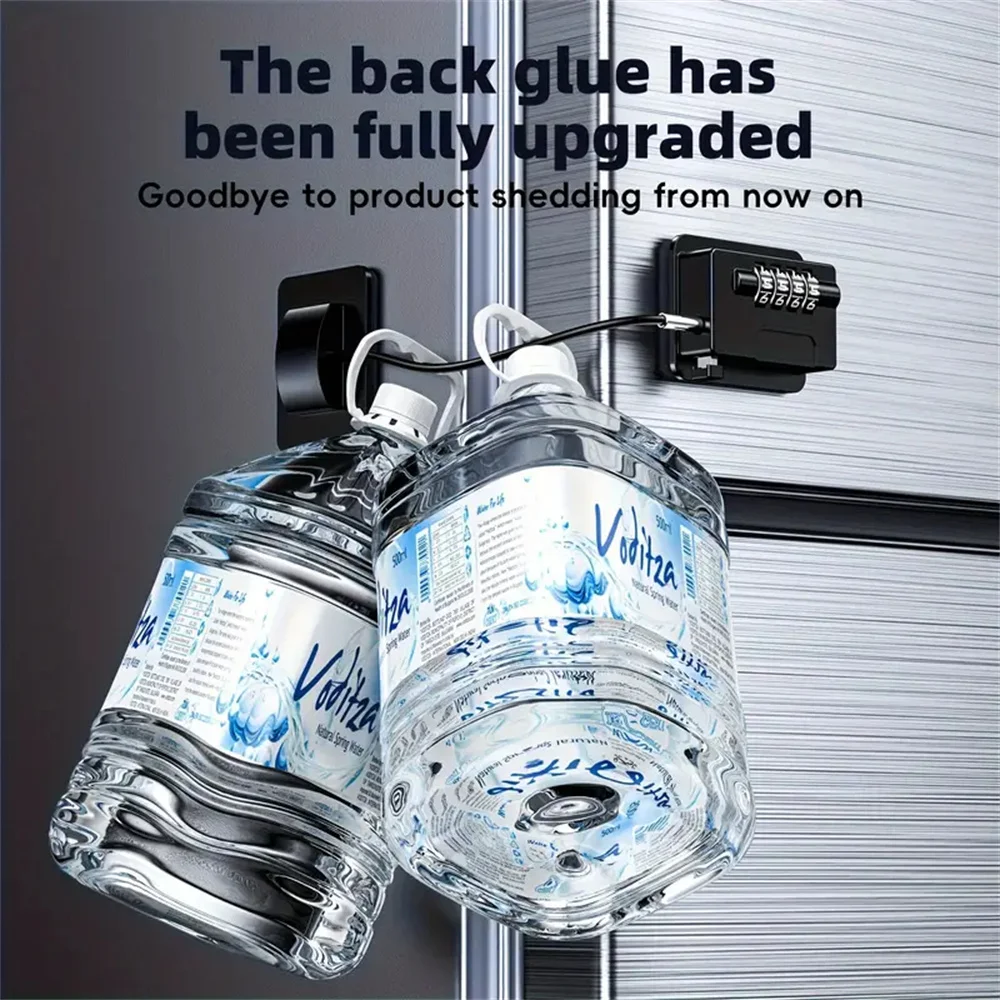 Easy-Install No-Drill Security Lock for Drawers, Refrigerators & Cabinets - Childproof Safety Door Clip & Window Latch