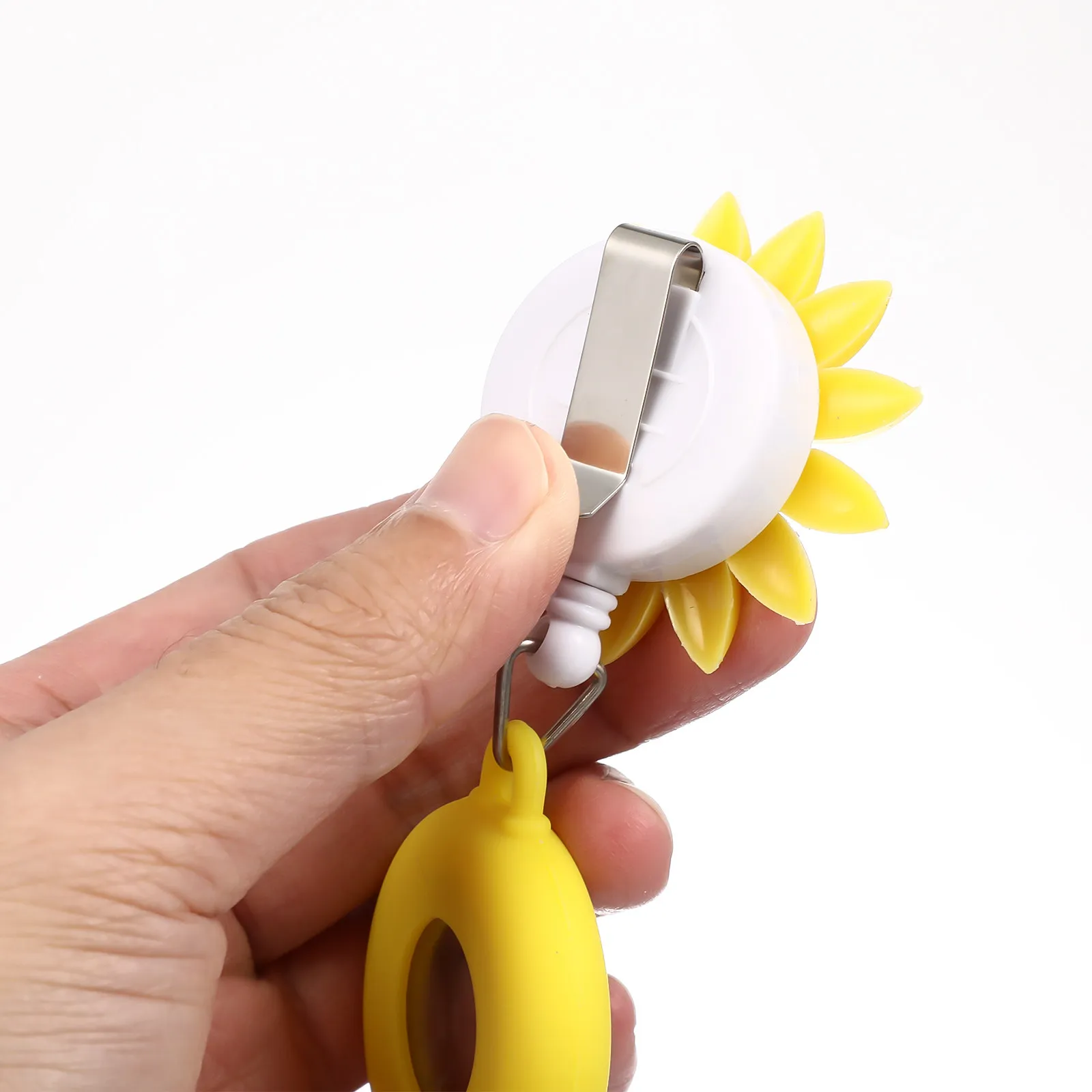 

1 шт. портативные карманные часы для медсестер с декоративным кулоном в виде подсолнуха, подвесные часы-брелок для женщин-медицинских работников