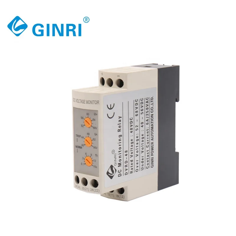 GINRI DVRD-48 DC48V – protection automatique pour réfrigérateur, régulateur et stabilisateur de surveillance automatique des surtensions et des sous-tensions, 3 pièces