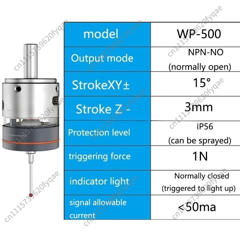 WP-500 photoelectric high-precision 3d edge finder cnc milling machine automatic center coordinate tool setting instrument