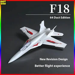 遠隔制御戦闘機f18,rc飛行機,diy組み立て飛行機,スーパー64mm,カルバートepo jet,f18