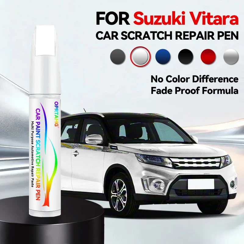 

Ручка-корректор для ремонта автомобильной краски для SUZUKI VITARA 1988-2025: аксессуары для устранения царапин, цвета: красный ZCF, черный ZCE, серый ZCD, белый, желтый