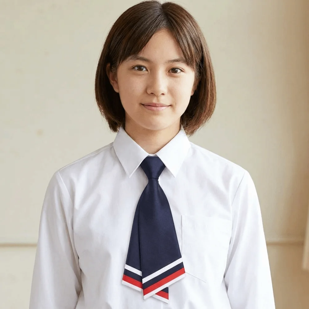 Classic Stripe Small Necktie Suit Gravatas Double-layer Children Tie Lazy Ties Neck Tie School Uniform Tie Photograph Props