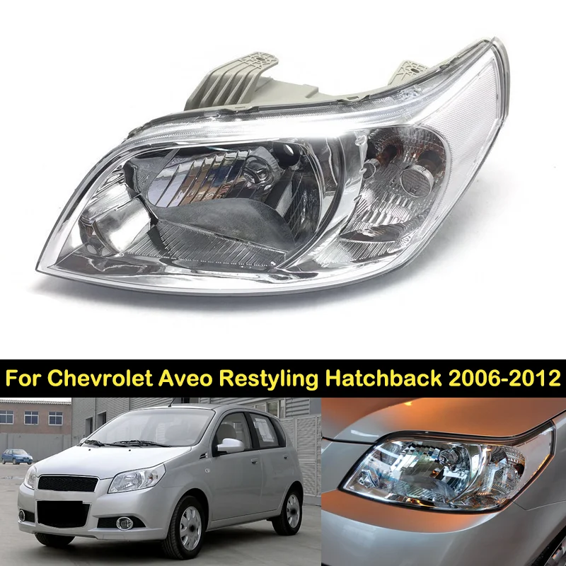 DECHO For Chevrolet Aveo Restyling Hatchback 2006-2012 Headlight Front bumper headlight headlamp Assembly head light head lamp