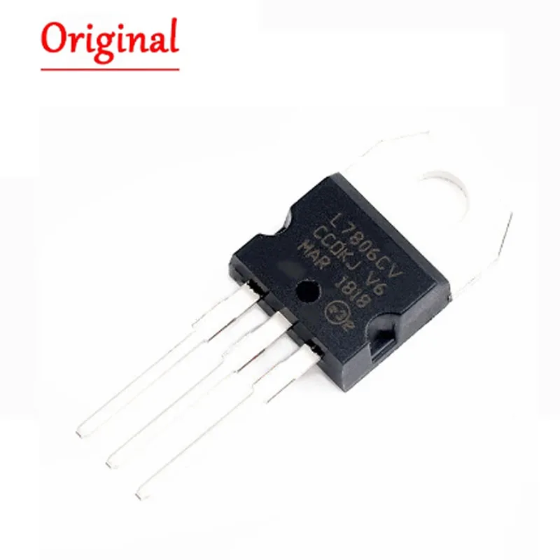 100pcs IC 7805 7806 7808 7809 7812 7815 7905 LM317 TIP122 TIP127Voltage Regulator L7805 Linear Positive Fixed 1 Output 5V 1.5A