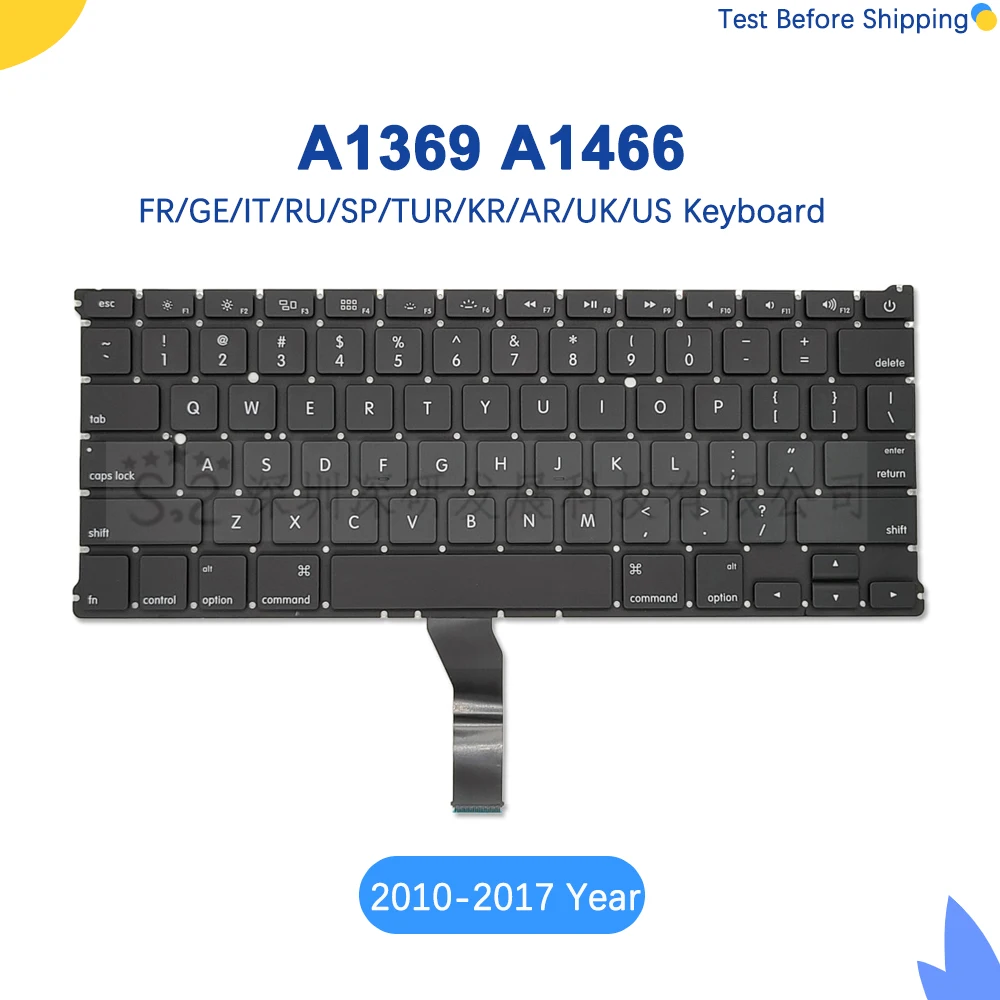 

Клавиатура для Macbook Air 13 дюймов, A1369, A1466, 2011-2017 лет