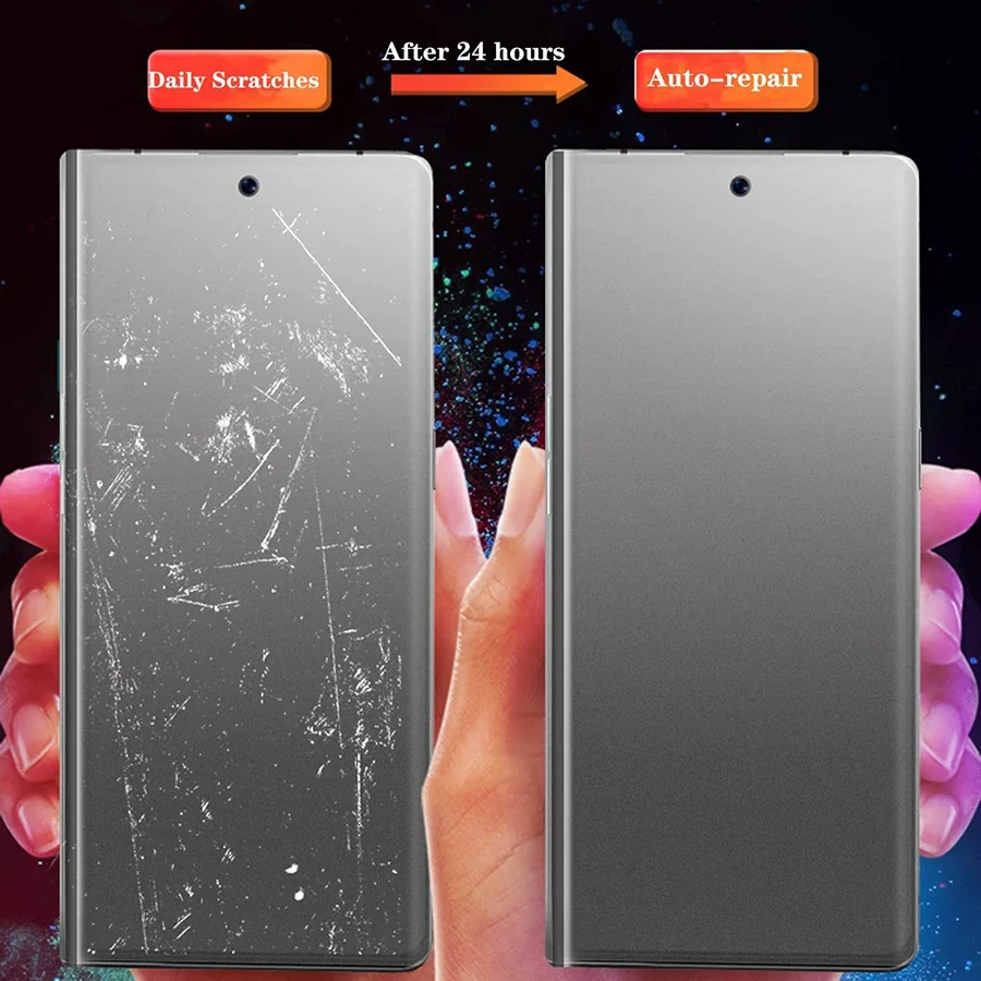 1-3Pcs For Samsung Galaxy Z Fold3 4 5G Outside Matte Hydrogel Film Samsung Galaxy Z Flip4 3 5G Frosted Screen Protector No Glass