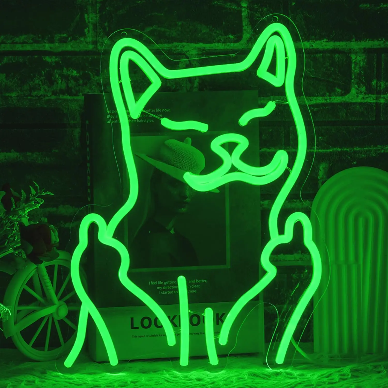 

Неоновая вывеска «Кот» для декора стен, USB, забавная светодиодная неоновая подсветка для Нового года, мужской комнаты, подростковой вечеринки, игровой комнаты, украшение для дома, подарок