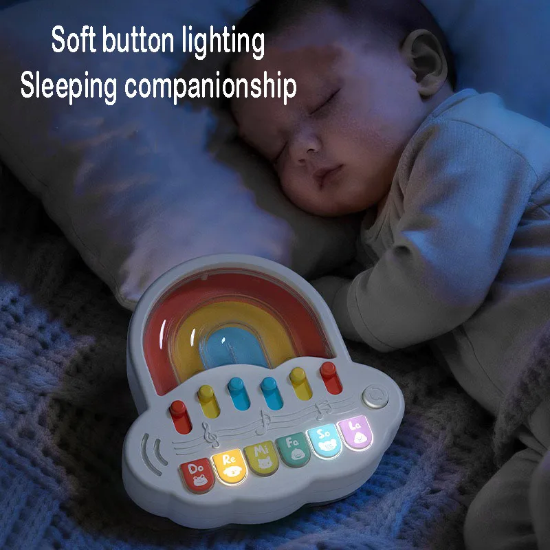 

Baby Musical Piano Toy Press Marble Run Early Learning Keyboard Soothing Sleep Aid Sensory Educational Gift